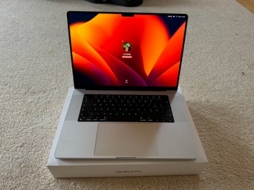 MacBook Pro 16" M1 Pro/32GB/4TB ZÁRUKA
