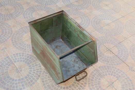 ocelová bedna / kovový box 380x360x540