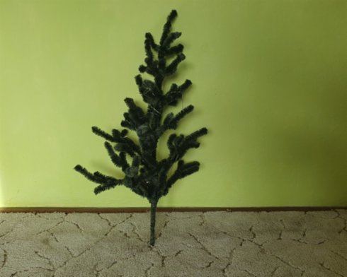 Vánoční stromeček 75cm, umělý, asi 40let